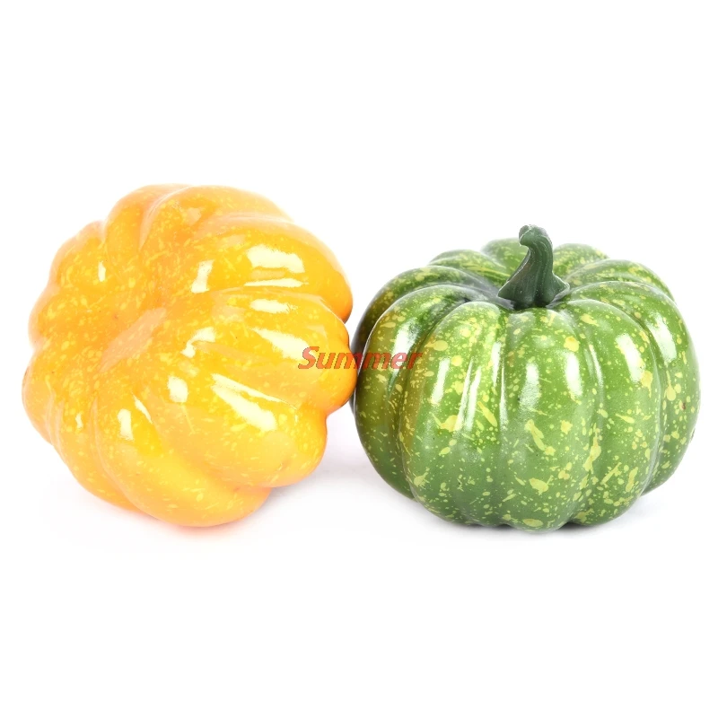 

Fashion 1 Pc Quality Realistic Lifelike Artificial Pumpkins Fake Display Food Decor Home Party Decor