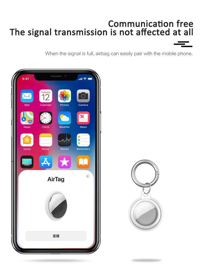 Чехол для собачьего ошейника Apple Airtag кожаный чехол Брелока Для защитный