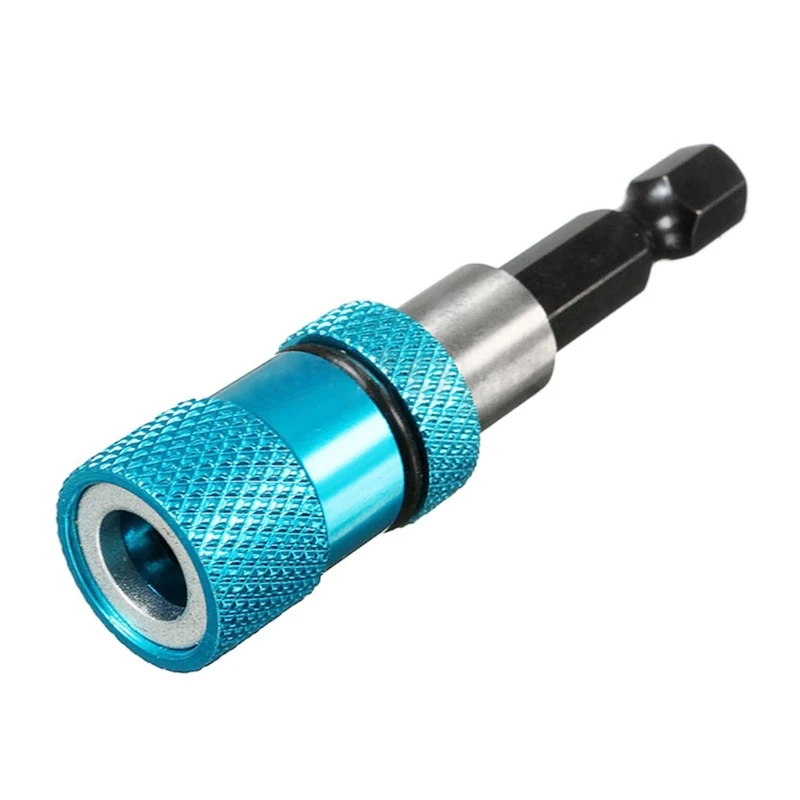 

60mm 1/4" Hex Shank Magnetic Drywall Screw Drills Screwdriver Holder With Bits