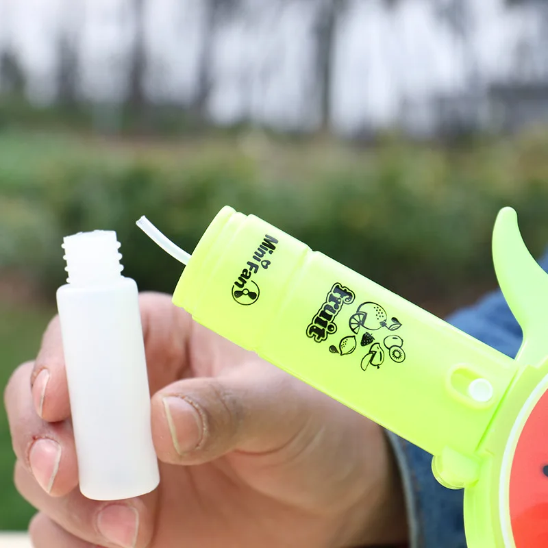 

Summer office and outdoor portable mini Hand Pressure Water spray Fans cartoon fan compact and lovely delicate and durable