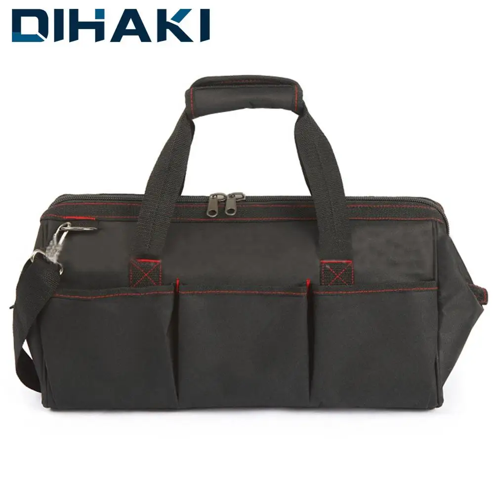 

Сумка для инструментов из ткани Оксфорд, водонепроницаемая сумка для инструментов, электрик, портативная многофункциональная рабочая сумк...