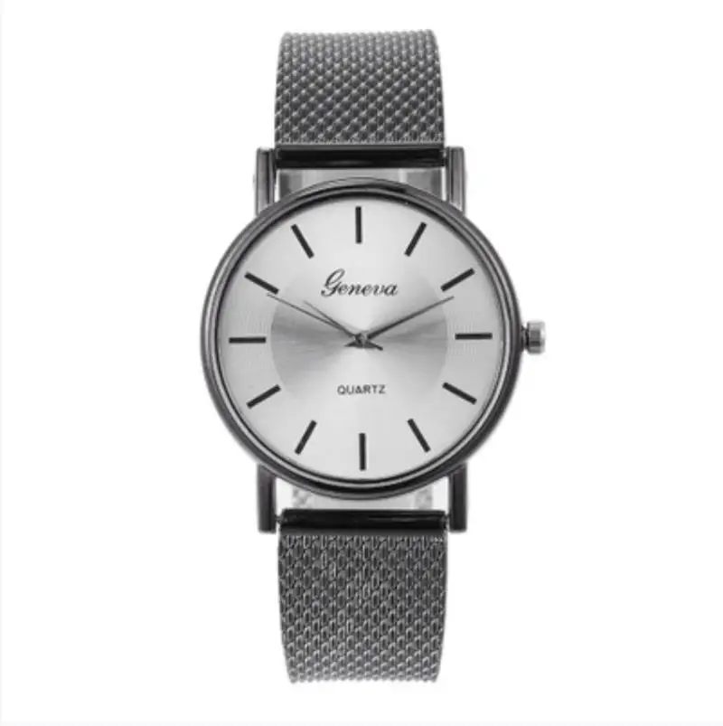 

2021 New Couple Watch Unisex Unisex Watch Ladies Watch Men's Mesh Band Quartz Watch