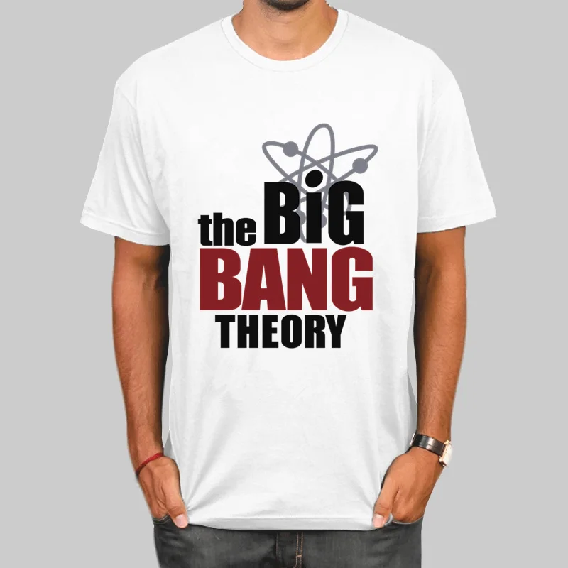 The Big Bang Theory bazinga Sheldon/Летняя футболка с модным принтом Повседневная круглым