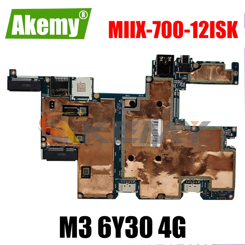 

Akemy для Lenovo MIIX 700-12ISK MIIX700 MIIX-700-12ISK CMX40 NM-A641 материнская плата для планшета процессор M3 6Y30 4G 100% тесты OK