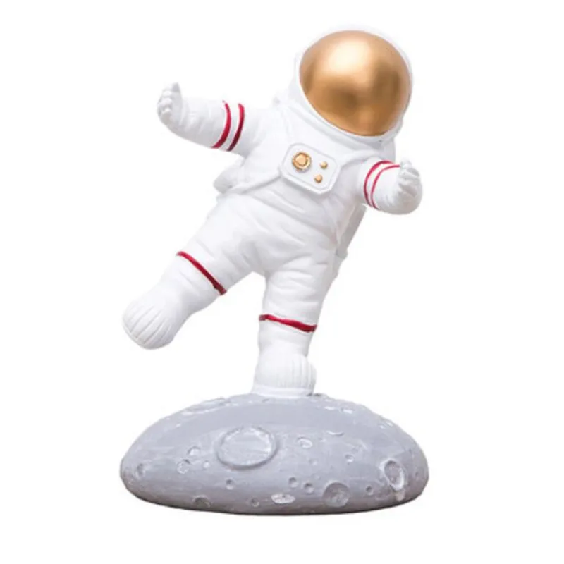 

[Ремесло] Мобильный держатель для космонавта, скульптура, держатель для телефона, фигурка, модель, орнамент, статуя, украшения для дома R1757