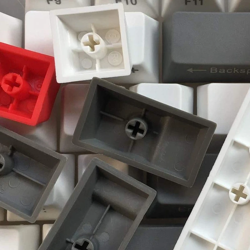 104 Keycap Group выгравирован белый PBT двухцветный впрыск подходит для механической