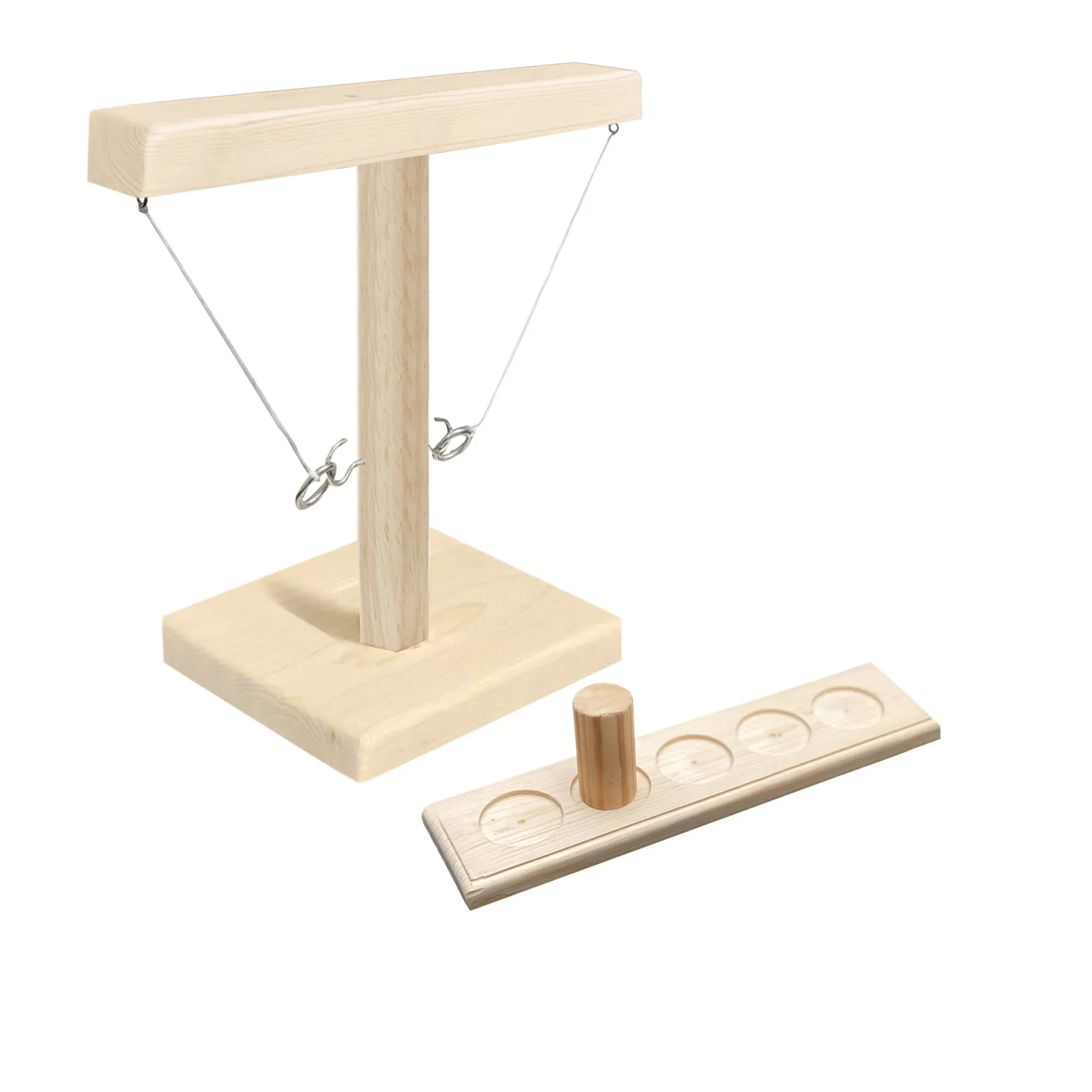 

Handmade Wooden Ring Toss Hooks Fast-paced Interactive Game For Bars Home decoracin de habitacin