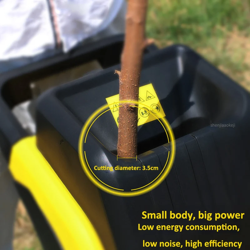 50L Large Capacity High Power Electric Wood Shredder MDSZJ01 Garden Shredding Machine For Industrial/home/gardening 220v | Инструменты
