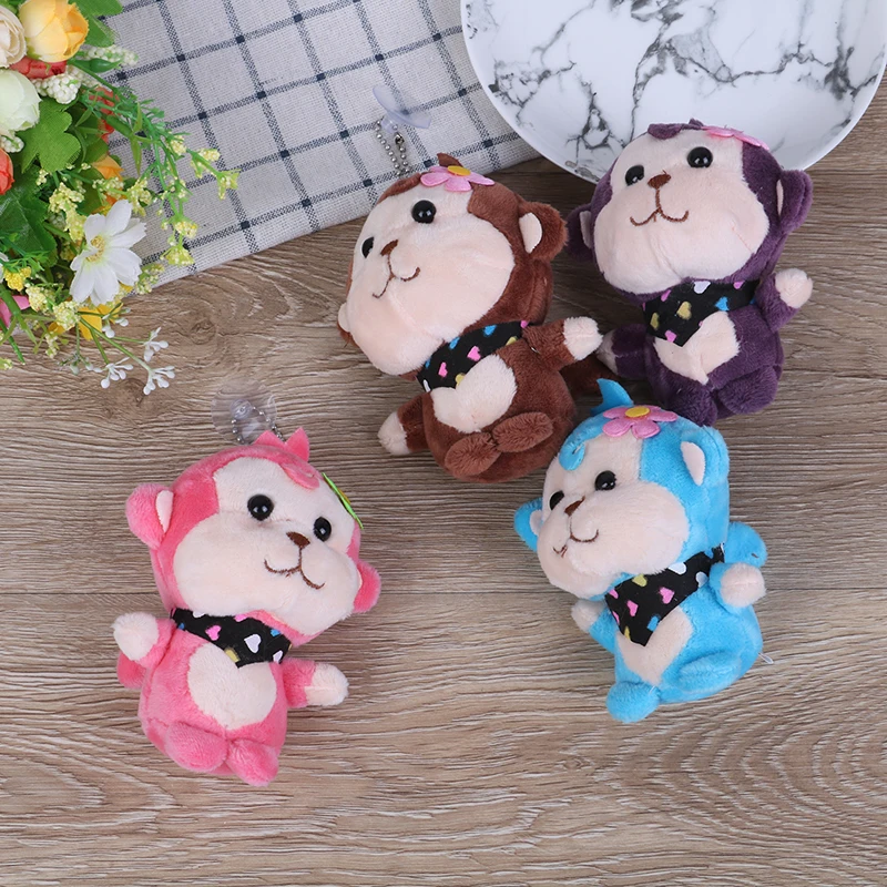 12 см Плюшевые присоски брелок игрушка свадебный подарок кукла букет супер милый