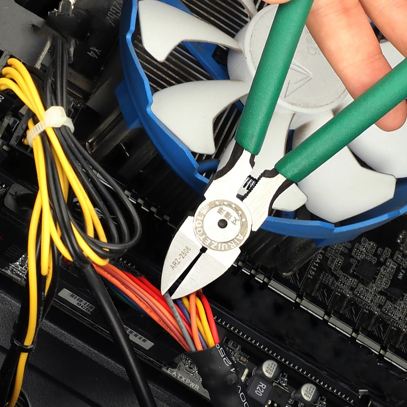 

AIRAJ 5/6/7 Inch Cr-V Plastic Pliers Nippers Jewelry Electrical Wire Cable Cutters Cutting Side Snips Electrictrician Tool