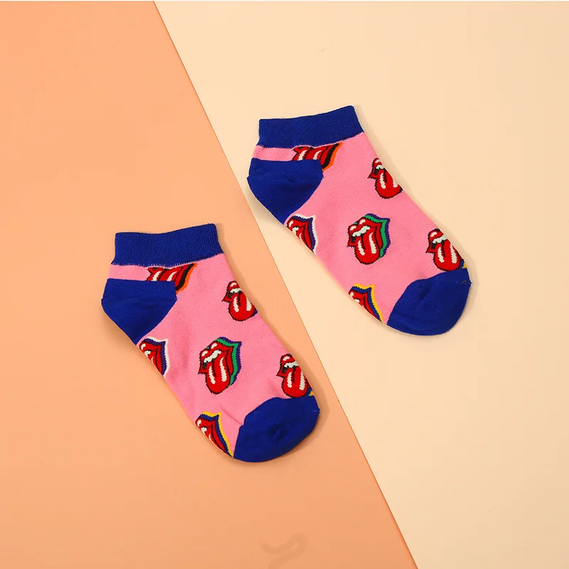 

Women's Short Socks Shallow Mouth Low Cut Spring and Summer Cotton Socks European and American Fashion Tide Brand Boat Socks