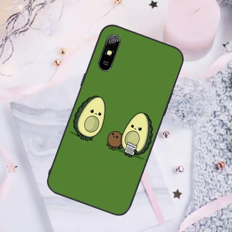 

Fruit Avocado funny lovely Phone Case For Xiaomi Mi Redmi Note 7 8 9 pro 8T 9T 9S 9A 10 Lite pro