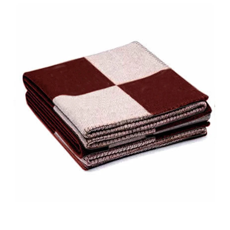 Супермягкое кашемировое одеяло в клетку роскошная плюшевая шаль шарф зимнее