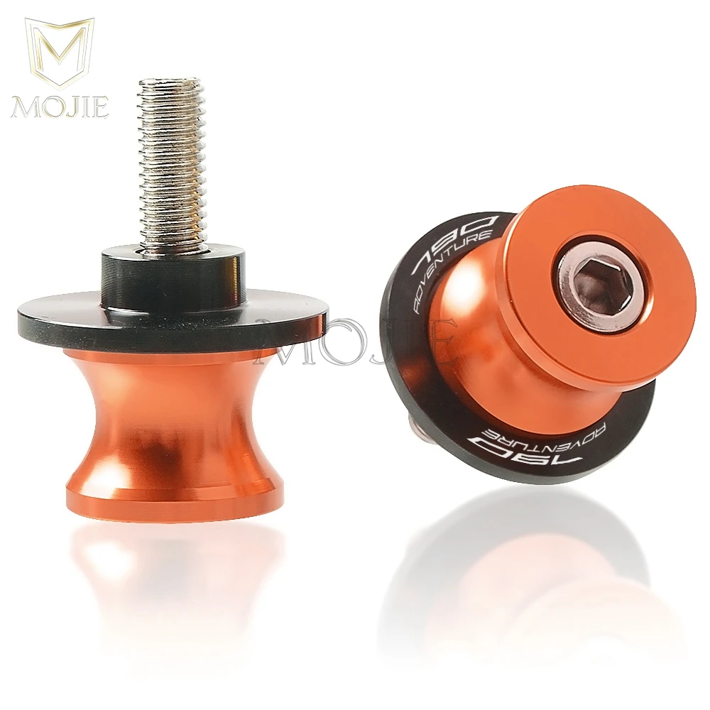10mm Orange Для KTM 790 Adventure/R ADV- МОТОЦИКЛ маятник Катушки слайдер задний маятник 790 Приключения Поворотная педаль винты Паддок - Цвет: 10mm Orange