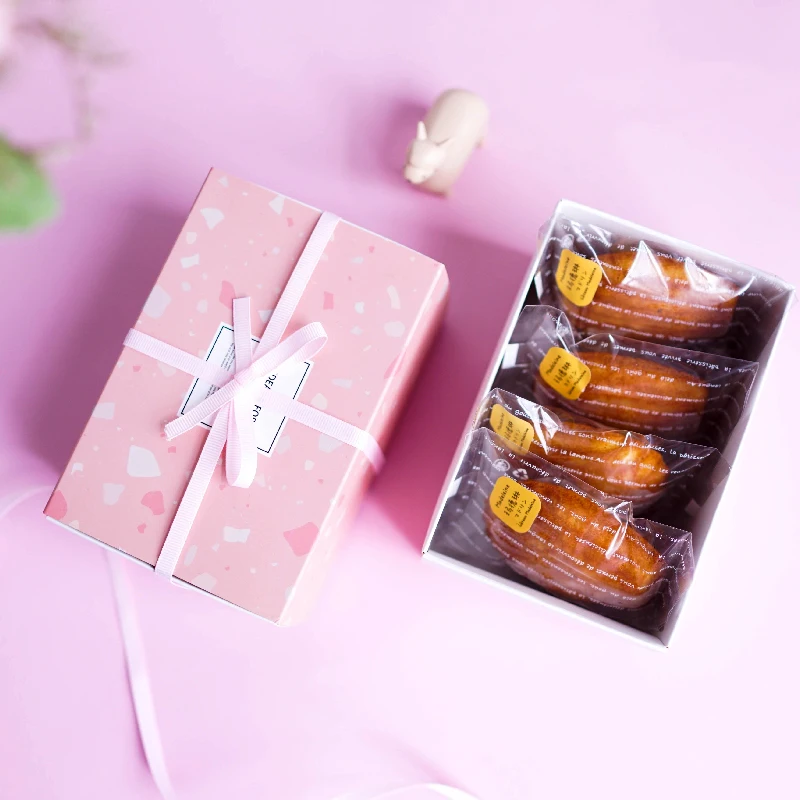 

5 шт. креативная коробка, коробка для упаковки печенья, тортов, мороженого, милая квадратная фотокоробка, коробки для подарков на день рожден...