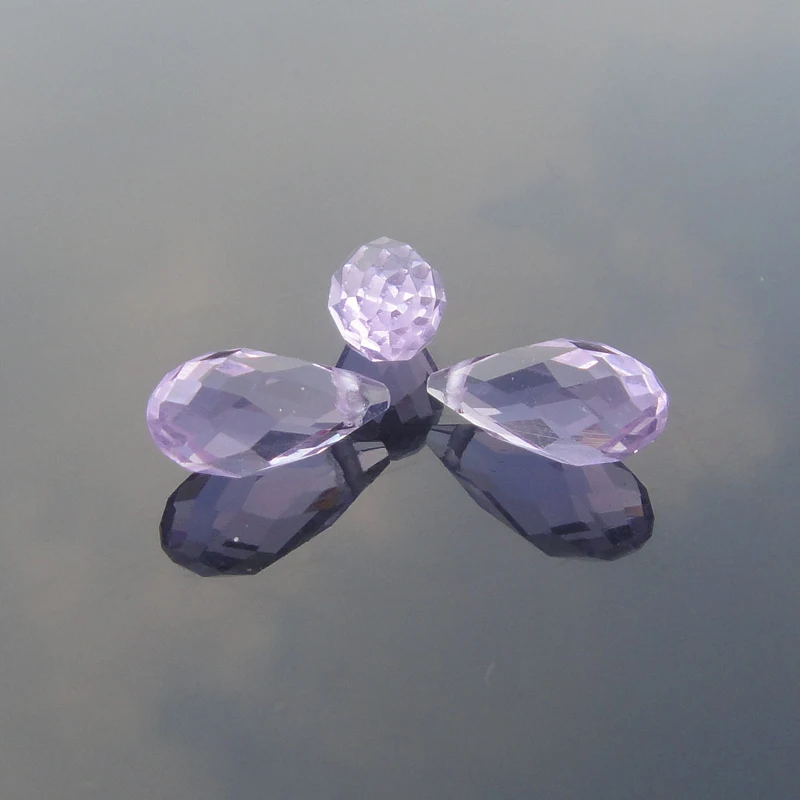 50 шт. 6x12 мм прозрачный овальный граненый чешский хрустальный бисер с отверстием