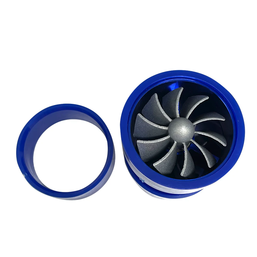 F1-Z Double Supercharger Turbine Turbo charger Air Intake Fuel Saver Fan | Автомобили и мотоциклы
