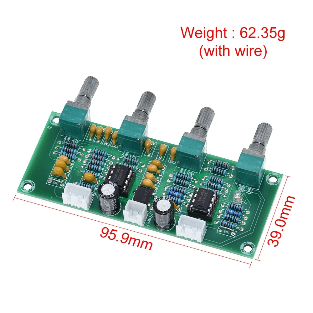 XH-A901 NE5532 Tone плата предусилителя Pre-amp с регулировкой громкости высоких басов