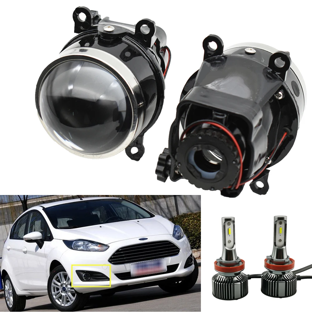 HID Биксеноновые противотуманные фары линзы проектора для Focus Fusion Fiesta Transit Edge EcoSport