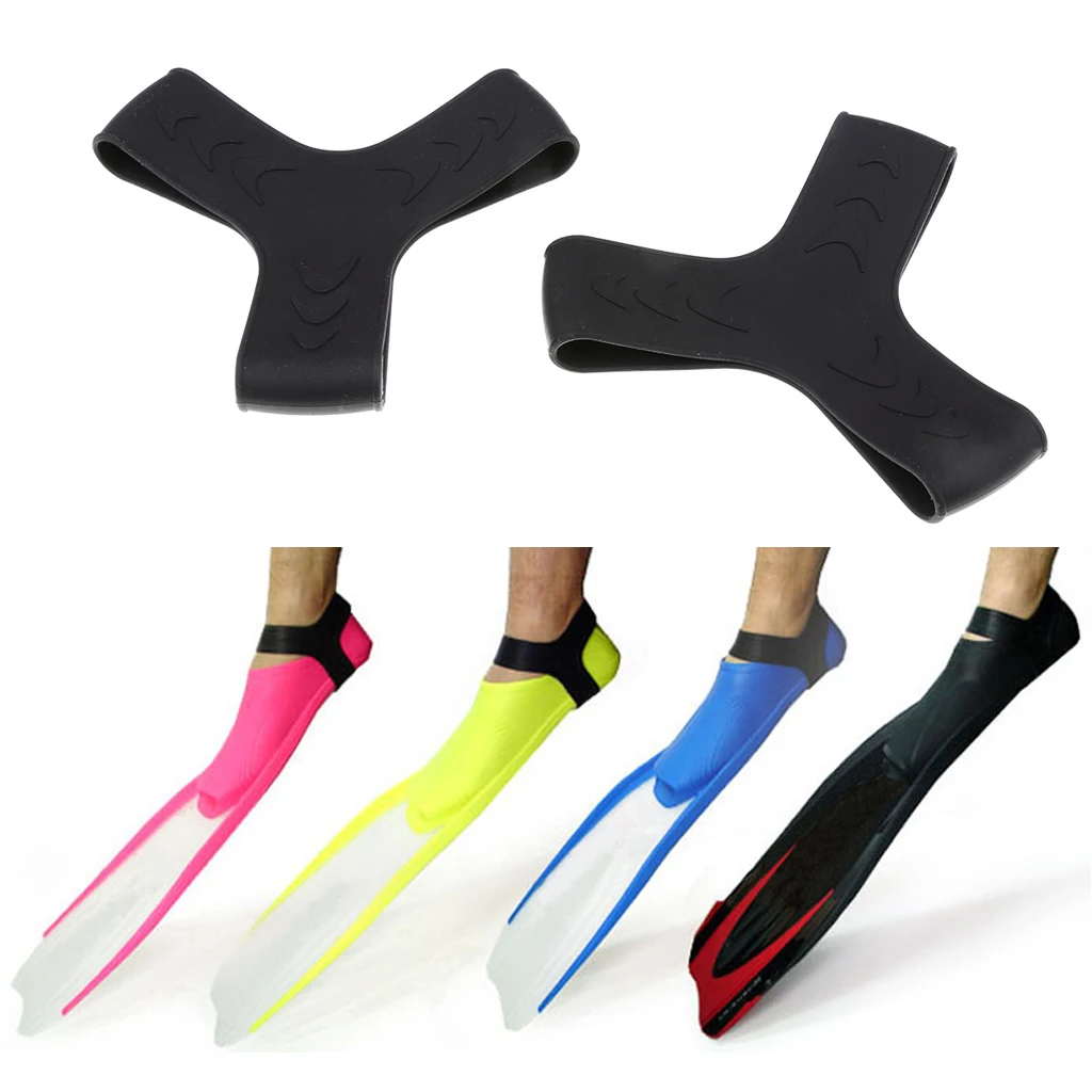 

2Pcs Scuba Diving Snorkeling Silicone Fin Keepers Holder Gripper Accessory Swimming Fins