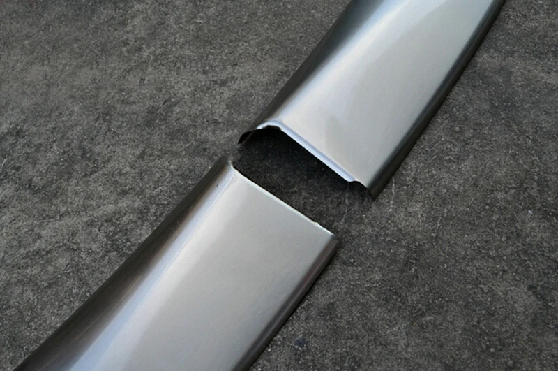 Для Jeep Compass 2011-2015 нержавеющая Серебряная Задняя Крышка багажника внутренняя