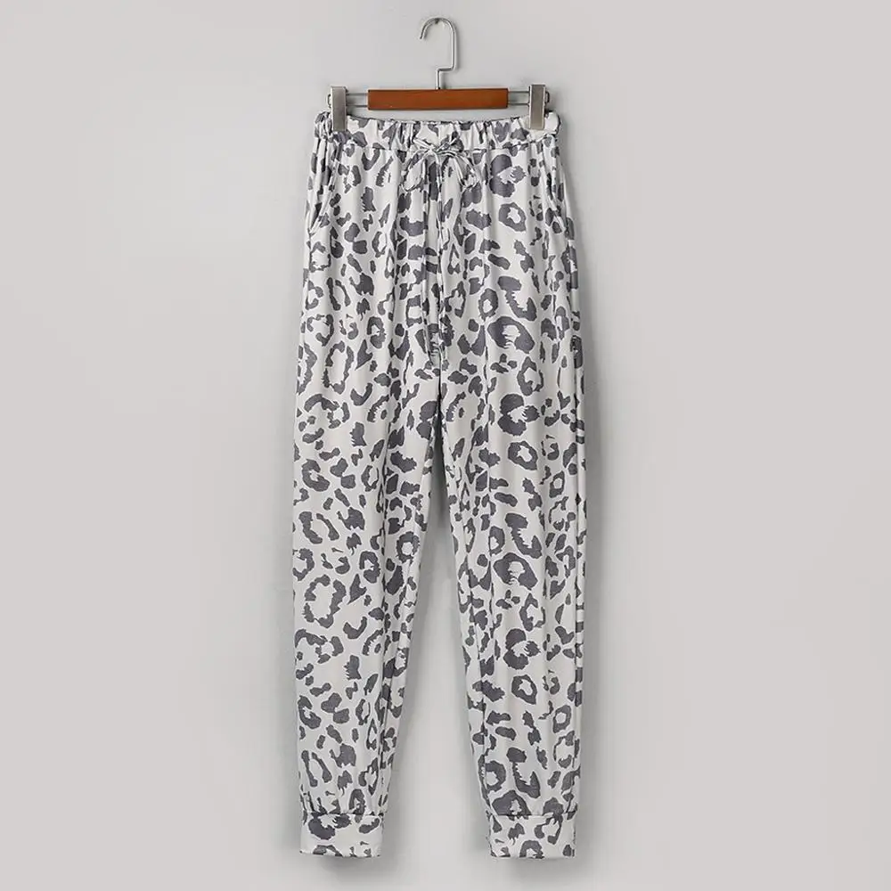 Женские свободные брюки с высокой талией повседневные из смесовой хлопка размер