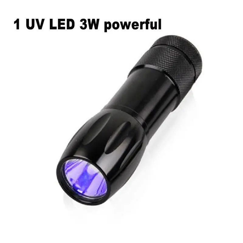 3W UV LED TMWT 100 68 51 41 21 9 UV LED черный свет 395nm 380nm ультрафиолетовый фонарик скорпион Мочи Детектор факел лампа - Испускаемый цвет: 3W UV LED