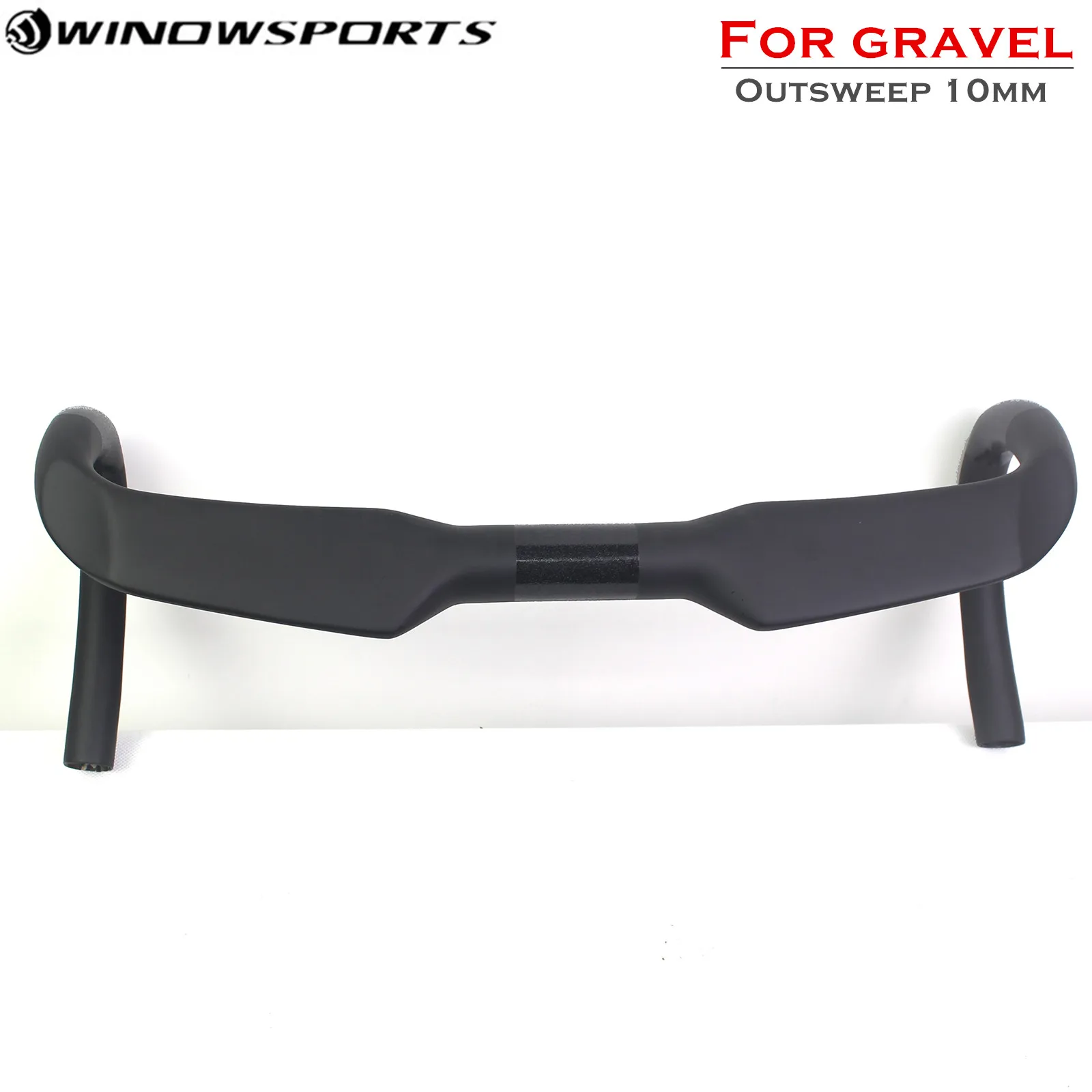 

Super Light Carbon Handlebar For Grvael/Road Bike UD Matte Ultralight Carbon Road/Gravel Bicycle Handlebar aero carbon handlebar