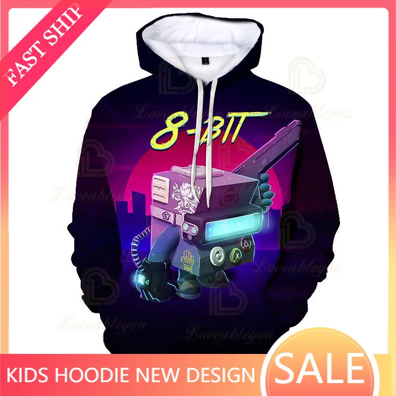 

Brawings Shoot Pam and Star, Sudaderas Children Kids Hoodie Spike Game 3d Sweatshirt Boys Girls Tops Hoodies Baby Clothes