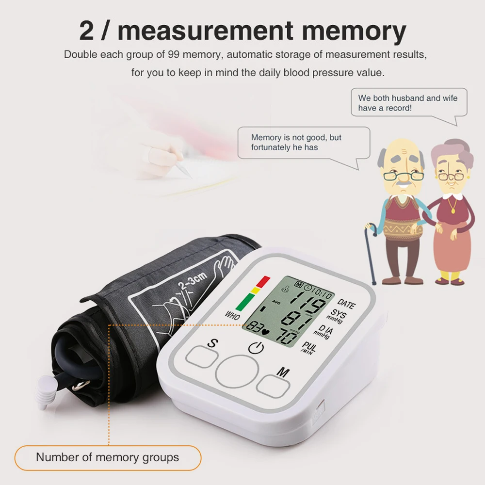 Тонометр на руку с функцией измерения артериального давления и