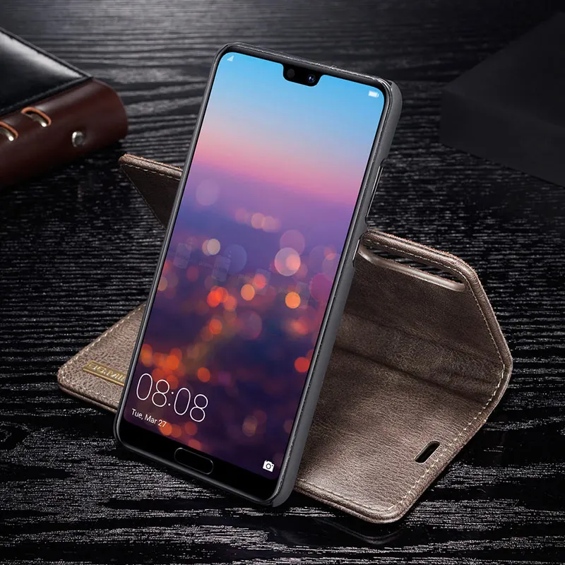 Многофункциональный чехол для телефона сумка для huawei P20 P30 Коврики 30 20 Pro Lite чехол Магнитный 2 в 1 съемный кожаный бумажник чехол-Обложка с подставкой и кардхолдером