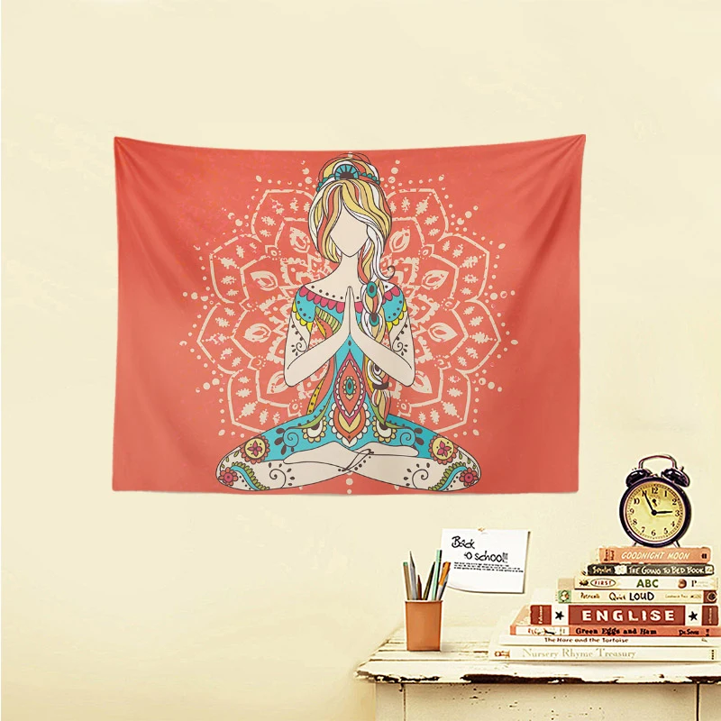 Сказочный персонализированный гобелен чакра линия звездное небо геометрический