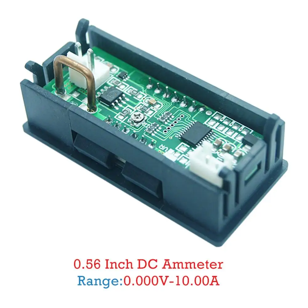 0-10A/50A/100A 0 56 дюймов Мини цифровой светодиодный дисплей 4 биты Амперметр Панель Amp