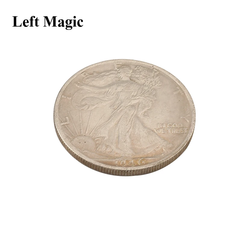 

Magnetic Walking Liberty Half Dollar (Super Strong, 3.05cm, Brass) Magic Tricks Coin Appearing Magia Illusion Gimmick Props