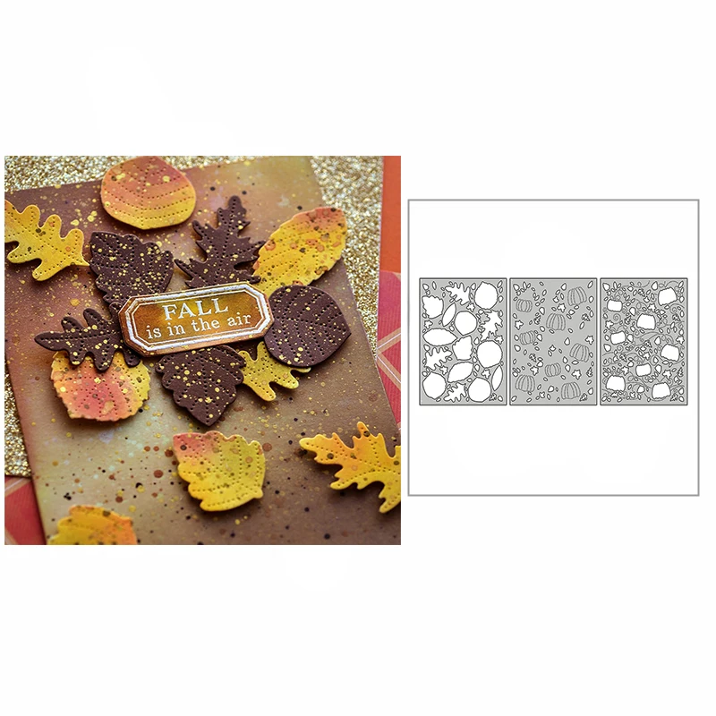 

New Layered Pumpkins Template Craft Decor 2020 Metal Cutting Dies for DIY Scrapbooking and Card Making Embossing Mold No Stamps