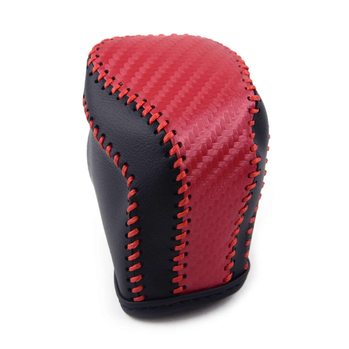 Red CITALL красный черный PU кобура переключения передач ручной тормоз головка шаровая крышка отделка Подходит для Toyota Camry - Название цвета: Red