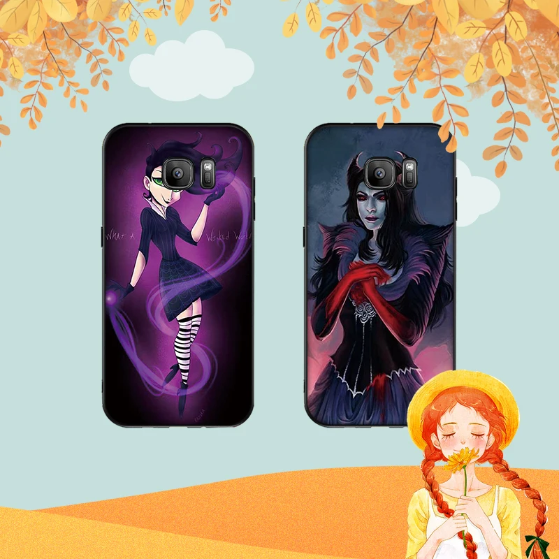 Лицо было зеленым злой ведьмы Мягкий силиконовый чехол для телефона Samsung Galaxy S6 S8