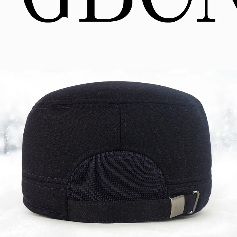 

GBCNYIER Dark Color Winter Warm Hat Male Winter Keep Warm Sunhat Outdoor Sunscreen Men Lock Warm Woolen Cap