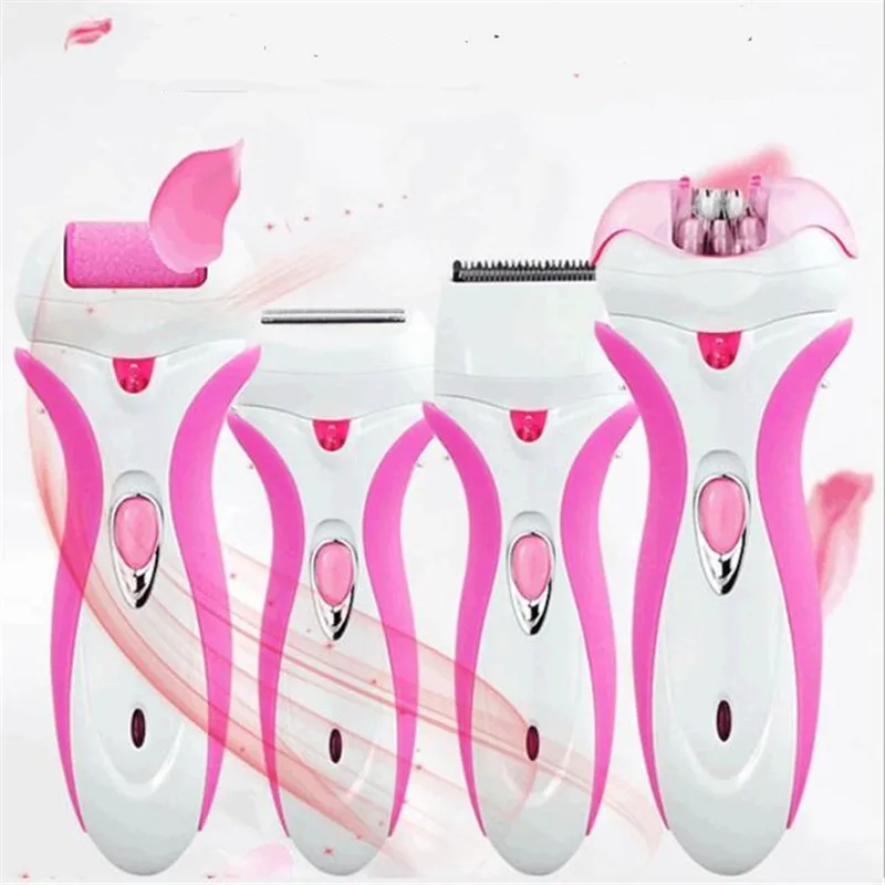 Эпилятор женский Электрический 4 в 1 бритва триммер для зоны бикини машинка