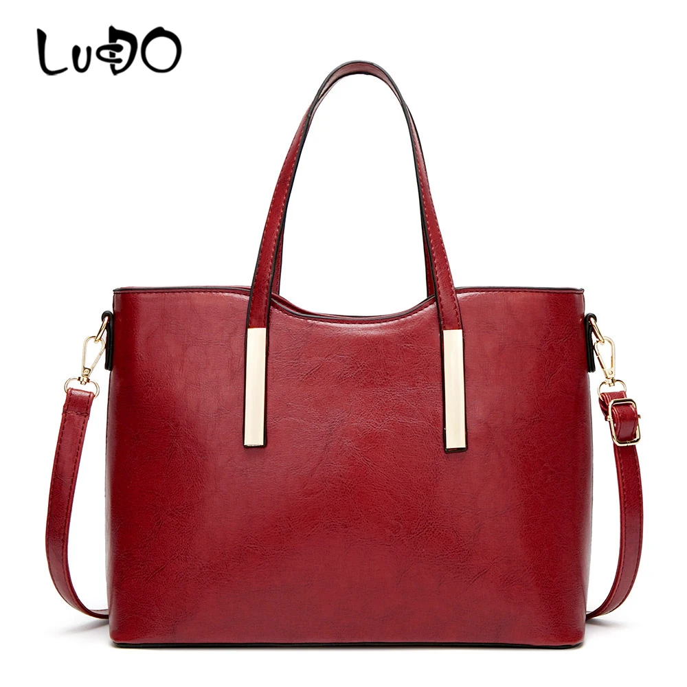 

LUCDO Women Luxury Handbags Women Bags Designer Vintage Large Capacity Messenger Shoulder Bags Ladies Big Tote Bag Bolso Mujer