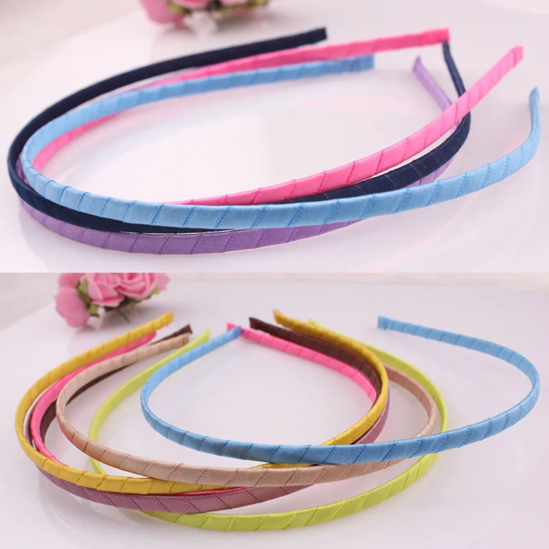 1 шт. модный атласный обруч для волос карамельных цветов тонкий ручной работы