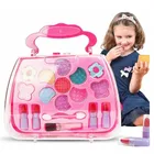 Детский домик для девочек, косметика, коробка для макияжа принцессы, модные игрушки для девочек, палитра теней для век, игрушка для детей, рождественский подарок