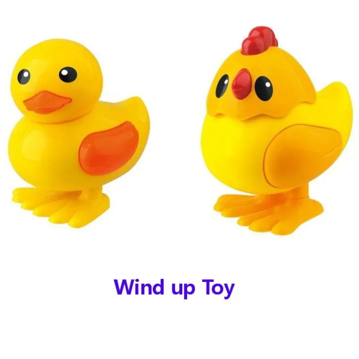 Пластиковая заводная утка цыпленок животное мини классическая Механическая