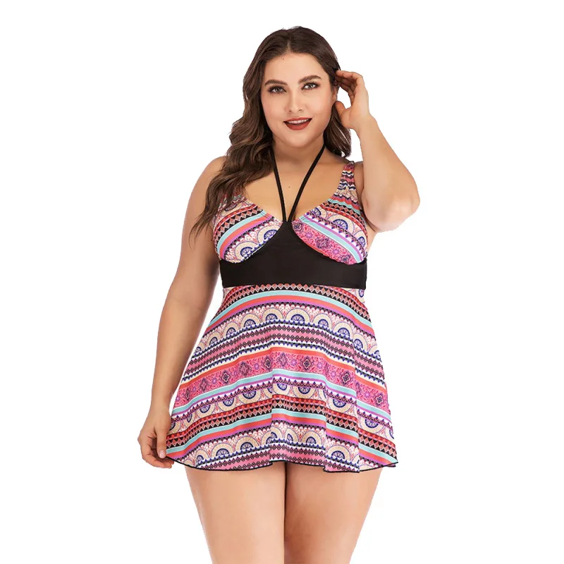 Женский купальник с цветочным принтом умная яркая консервативная пляжная одежда