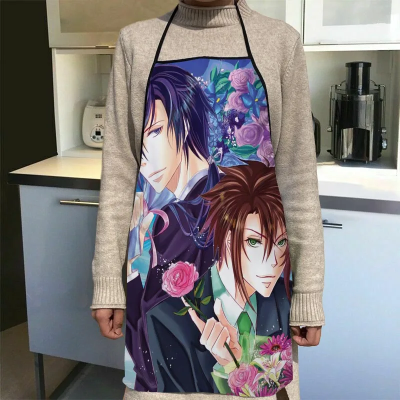Новые фартуки Hakuouki Shinsengumi Kitan, Кухонные фартуки для женщин, ткань Оксфорд, чистящие передники, домашнее приготовление еды
