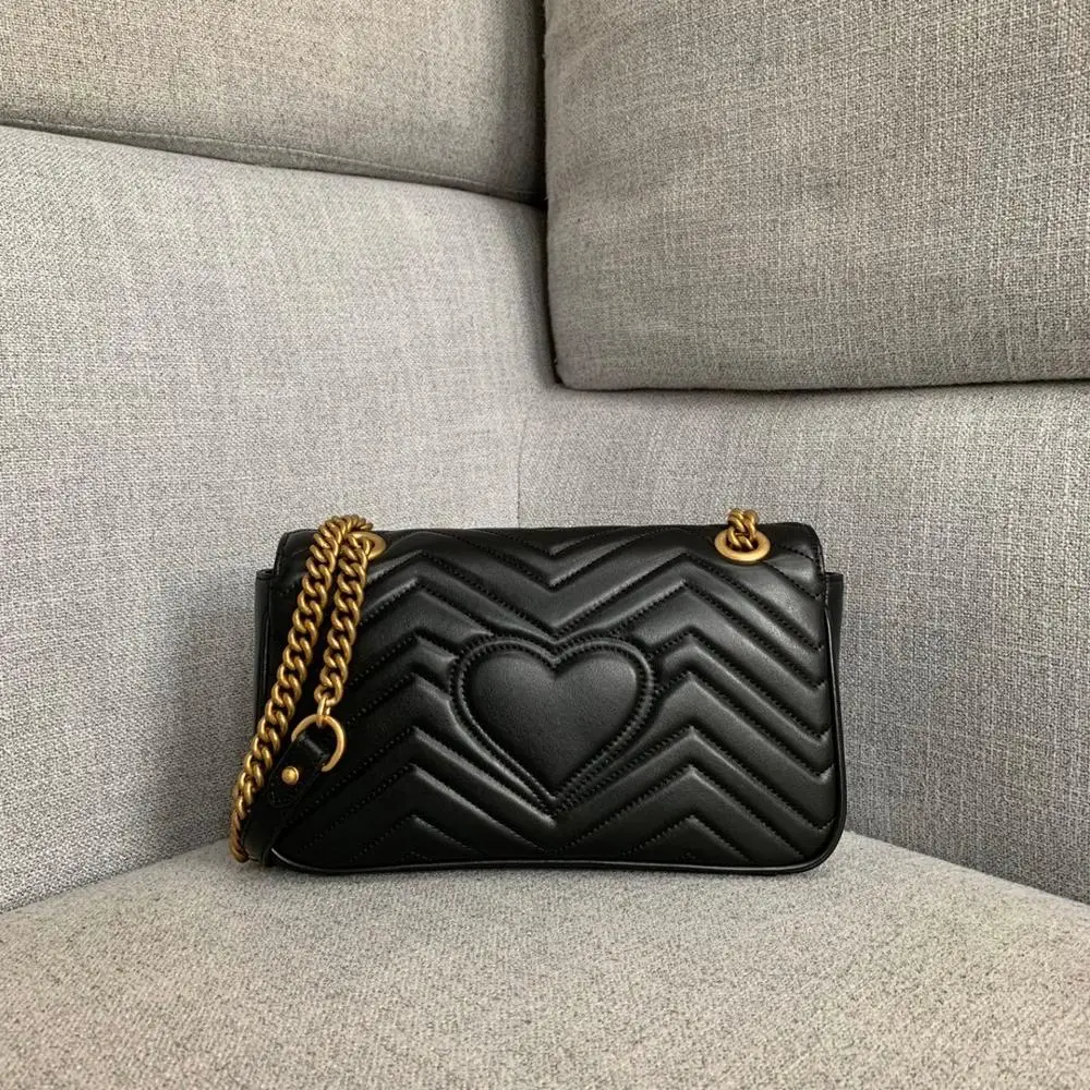 

classic luxury designer women flap chain strap shoulder bag lady handbag calfskin leather Europe brand top high quality