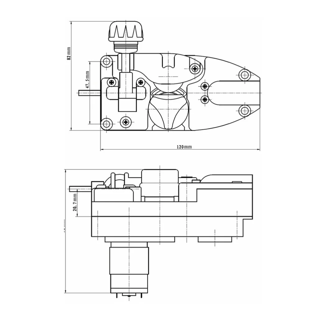 

Mig Welder Wire Feeder 24V DC 15W Black Wire Feed Motor Welding Assembly for MIG Welding Machine Fine Workmanship