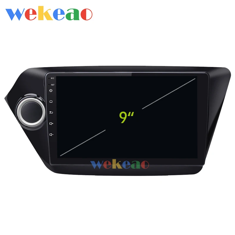 Wekeao сенсорный экран 9 "1 Din Android 0 автомобильное радио автомобильный Dvd-плеер для