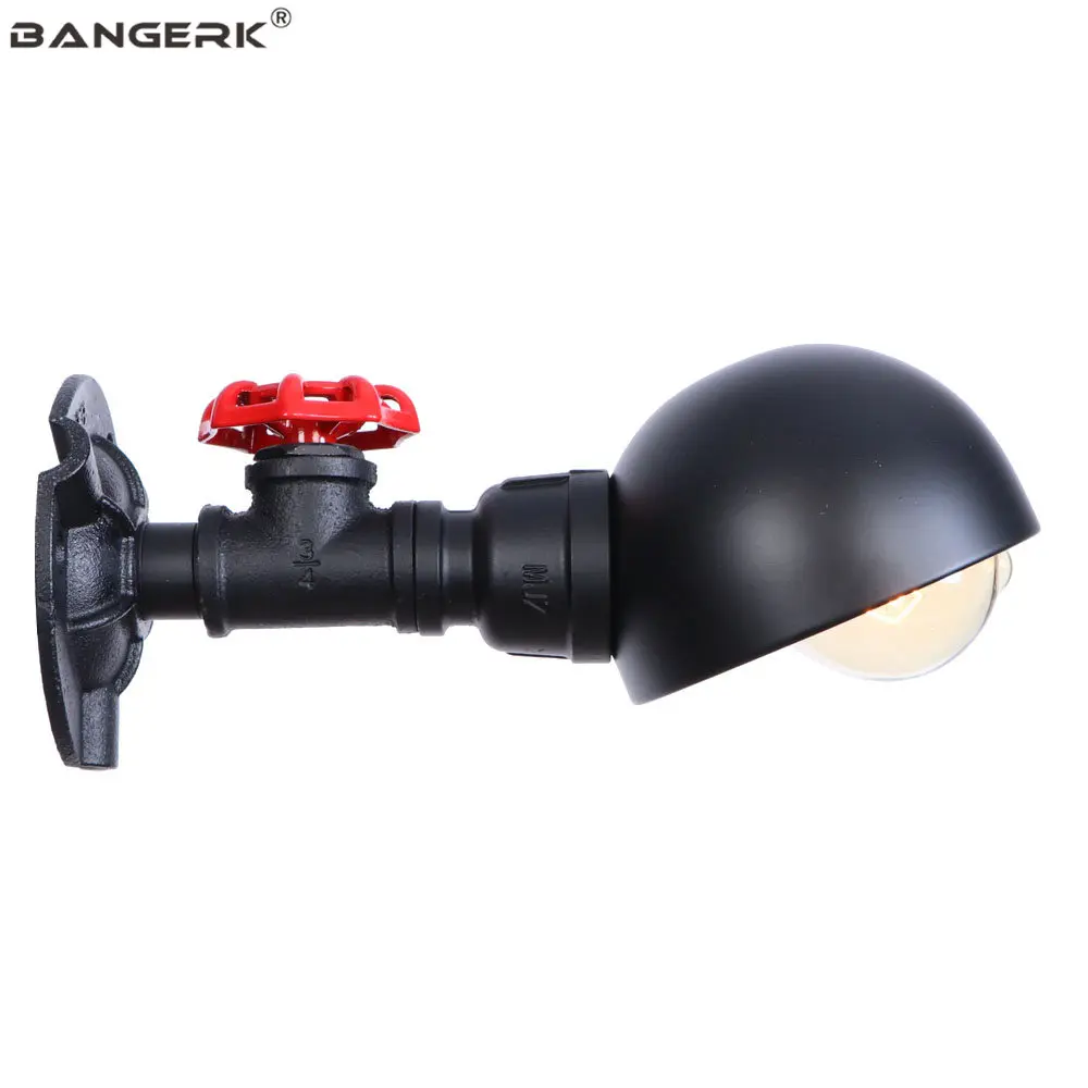 Лофт Декор настенный светильник Ретро черный железный водопровод светодиодный