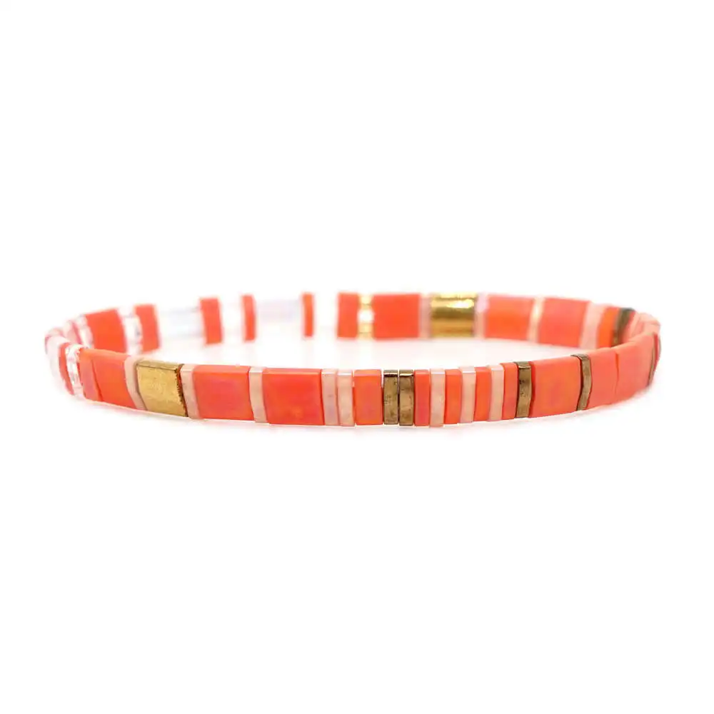 TL-B190006A Go2boho Pulseras Mujer Moda Miyuki браслет для женщин богемный Тила бисер браслеты ювелирные изделия летние пляжные Красочные Модные - Окраска металла: TL-B190006A
